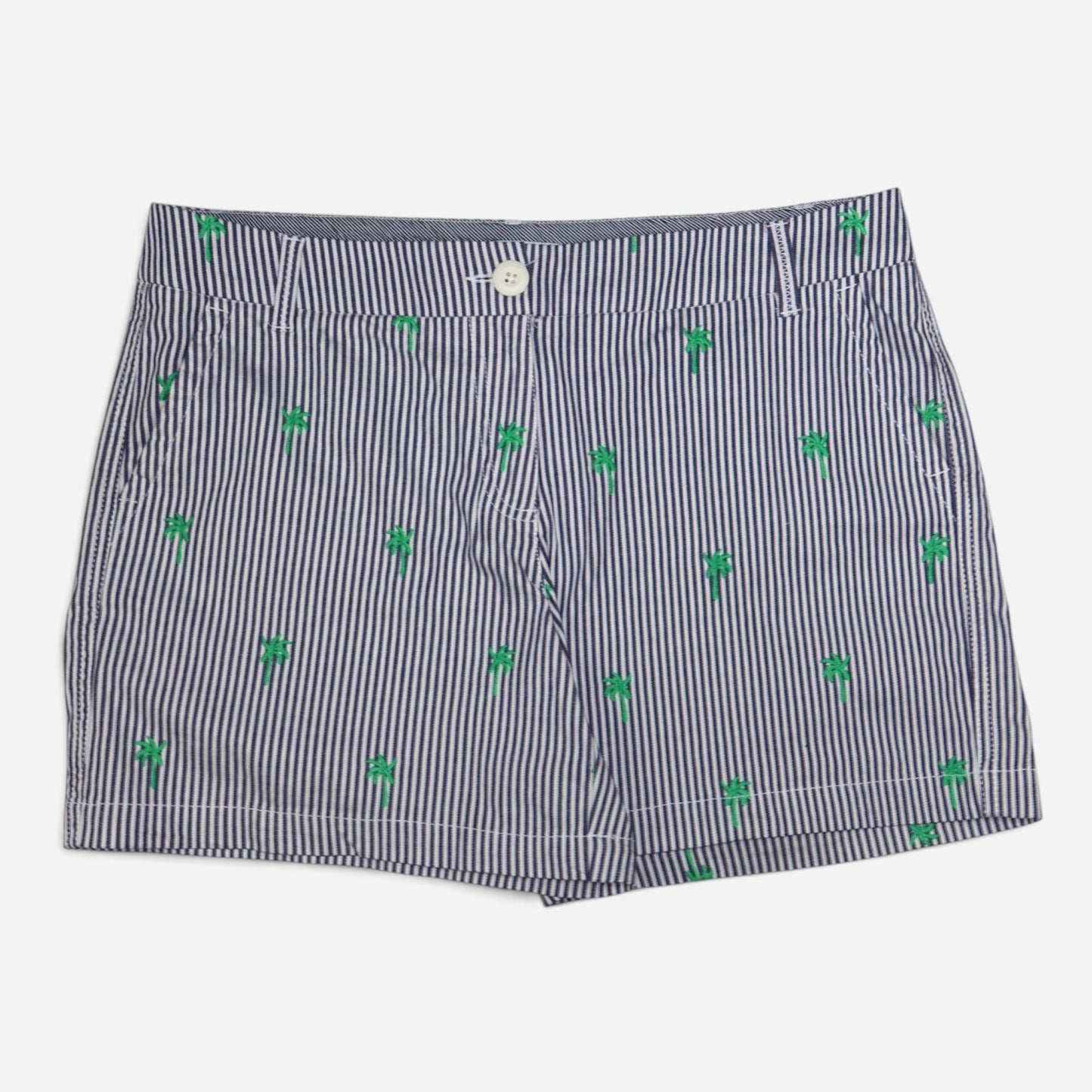 SHORT DE RAYAS CON PALMERAS | CROWN & IVY | TALLA 8 (M)