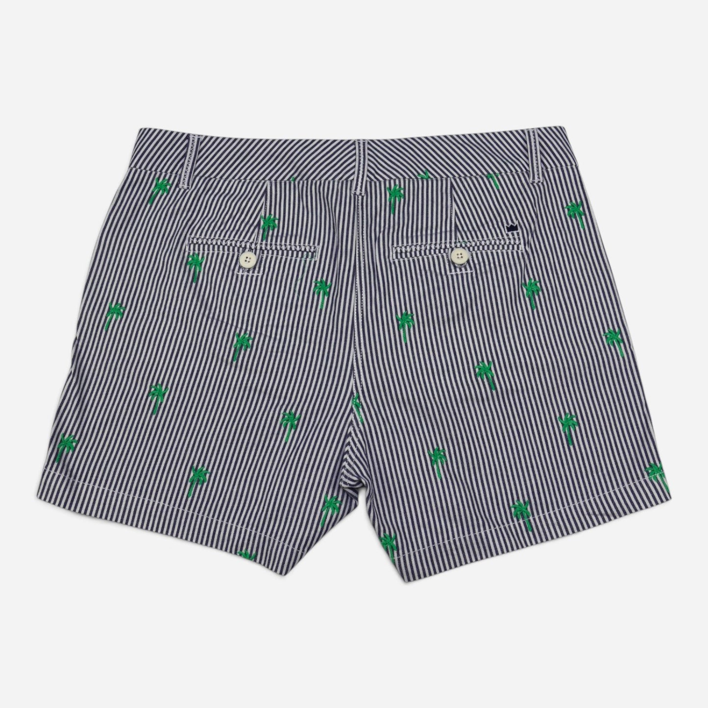 SHORT DE RAYAS CON PALMERAS | CROWN & IVY | TALLA 8 (M)