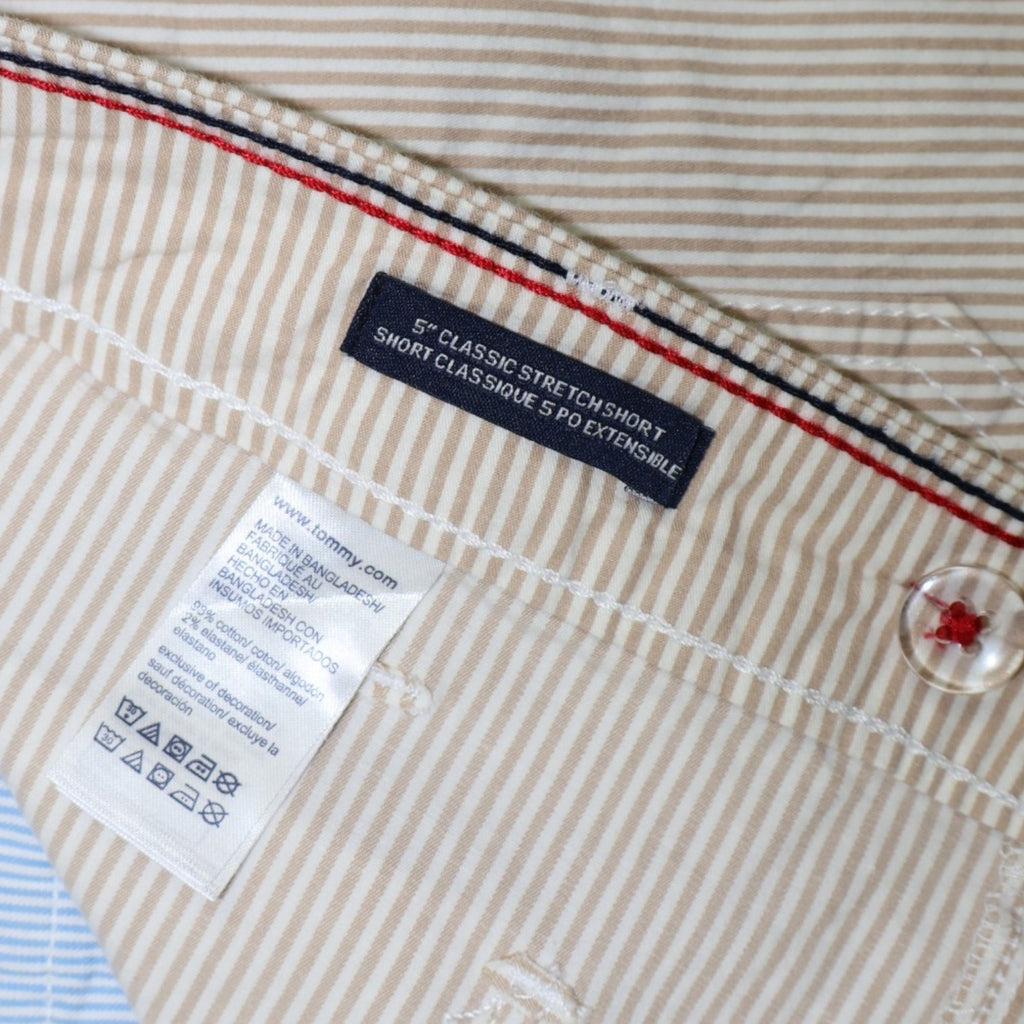 SHORT CLÁSICO DE RAYAS CON STRETCH | TOMMY HILFIGER | TALLA 16 (XL)