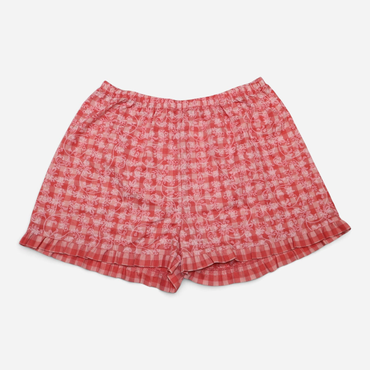 SHORTS PARA NIÑA CON ESTAMPADO DE CUADROS | AMERICAN GIRL | TALLA XL (18/20)