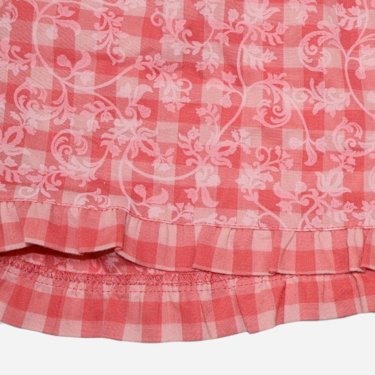 SHORTS PARA NIÑA CON ESTAMPADO DE CUADROS | AMERICAN GIRL | TALLA XL (18/20)