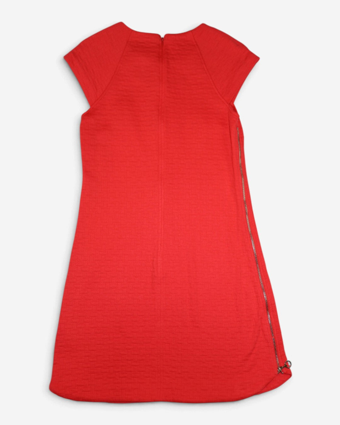Vestido rojo coral Laundry by Shelli Segal, talla 4, foto 10