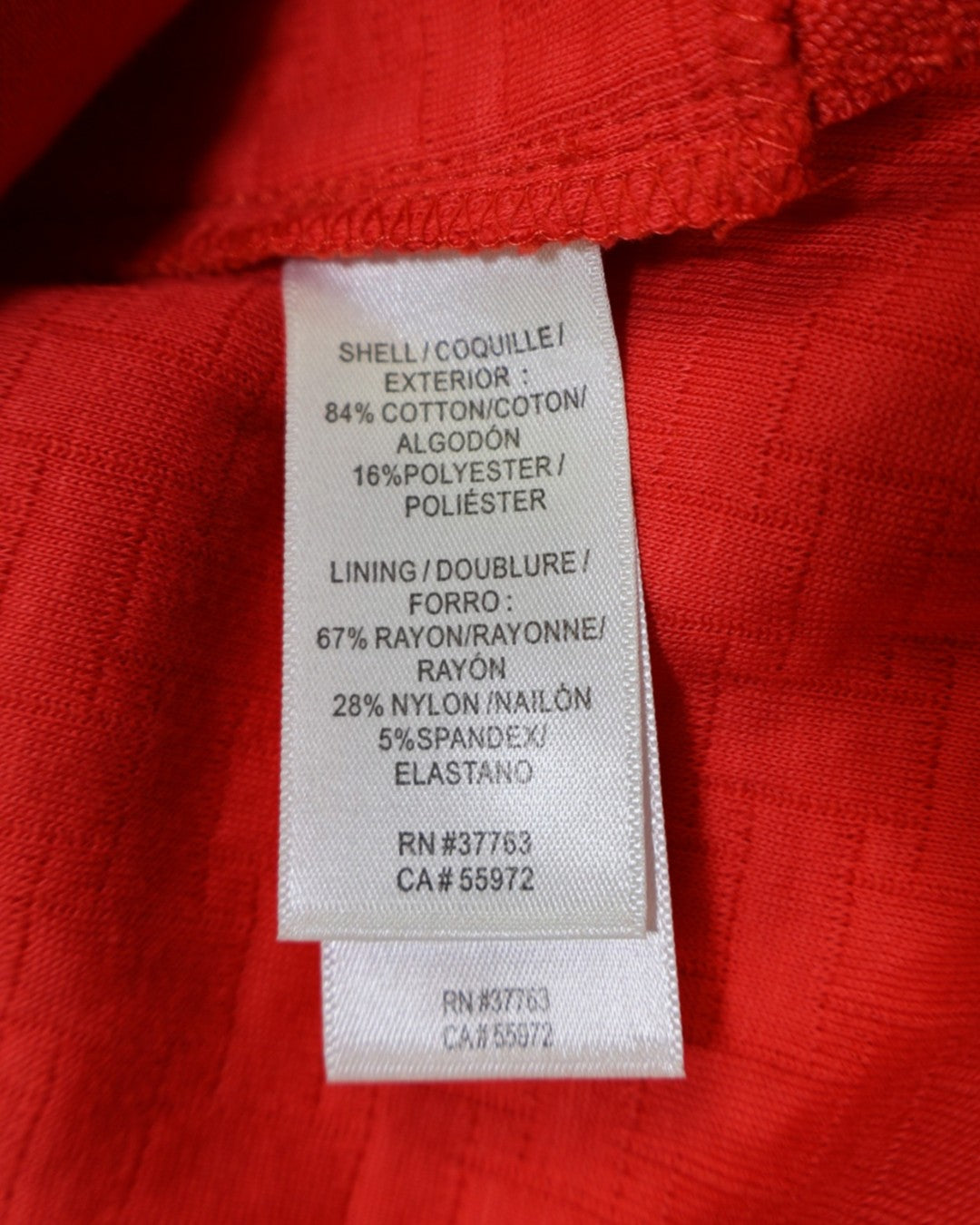 Vestido rojo coral Laundry by Shelli Segal, talla 4, foto 6