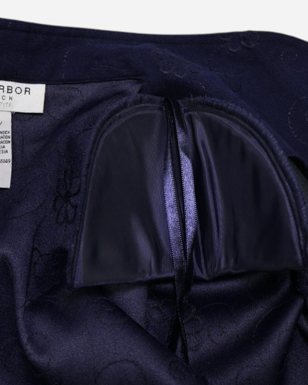 Conjunto de chaqueta y pantalón azul marino con bordado para mujer, marca Sag Harbor, talla 12P, foto 17