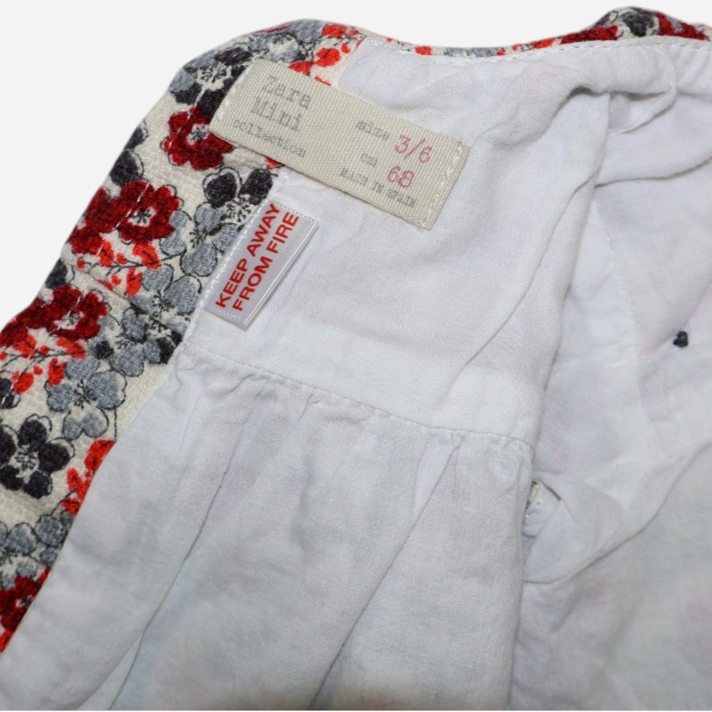 VESTIDO CON ESTAMPADO FLORAL PARA BEBÉS | ZARA | TALLA 3-6M