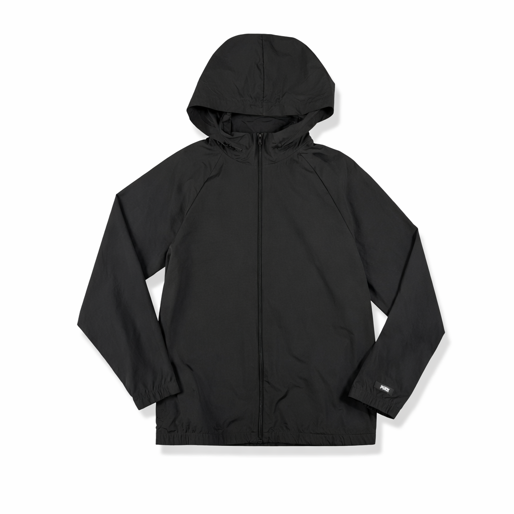 SPORT JACKET NEGRA CON CAPUCHA | PINK | TALLA S/M