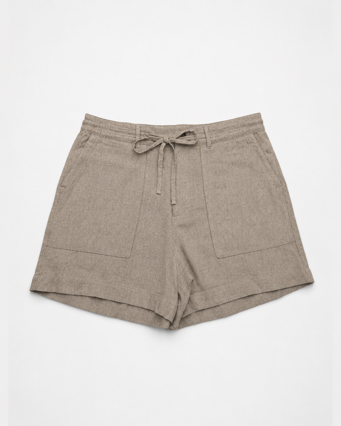 SHORT DE LINO CON LAZO Y BOLSILLOS | UNIVERSAL THREAD | TALLA 16 (XL)