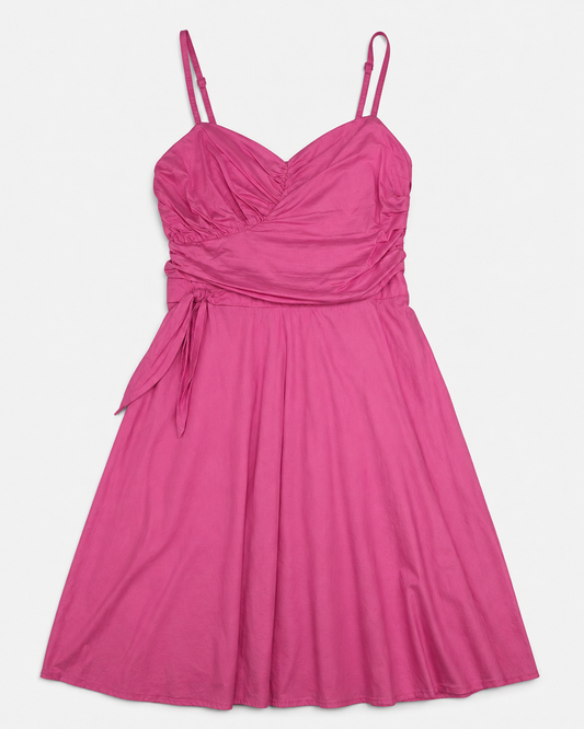 VESTIDO MIDI CON TIRANTES AJUSTABLES | H&M | TALLA 12 (L)