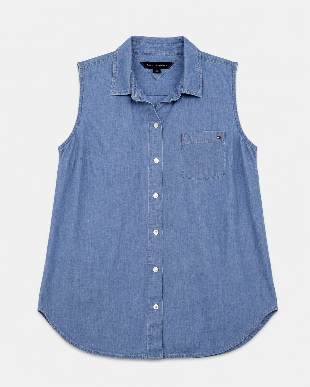 CAMISA SIN MANGAS TIPO DENIM | TOMMY HILFIGER | TALLA S