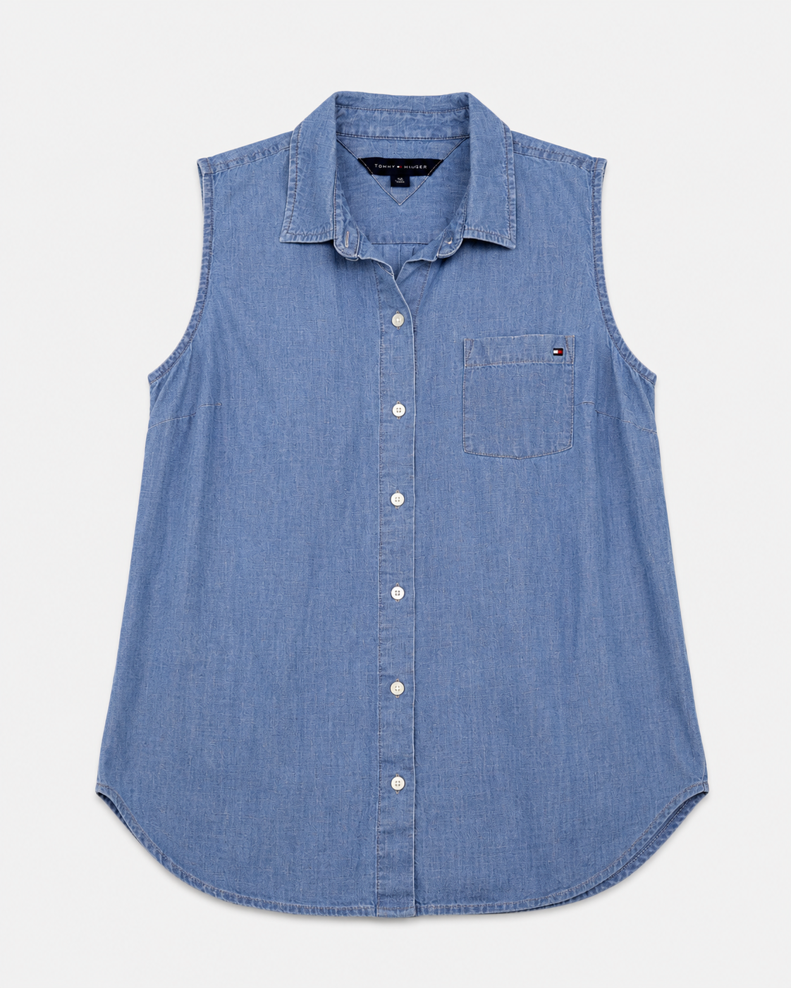 CAMISA SIN MANGAS TIPO DENIM | TOMMY HILFIGER | TALLA S