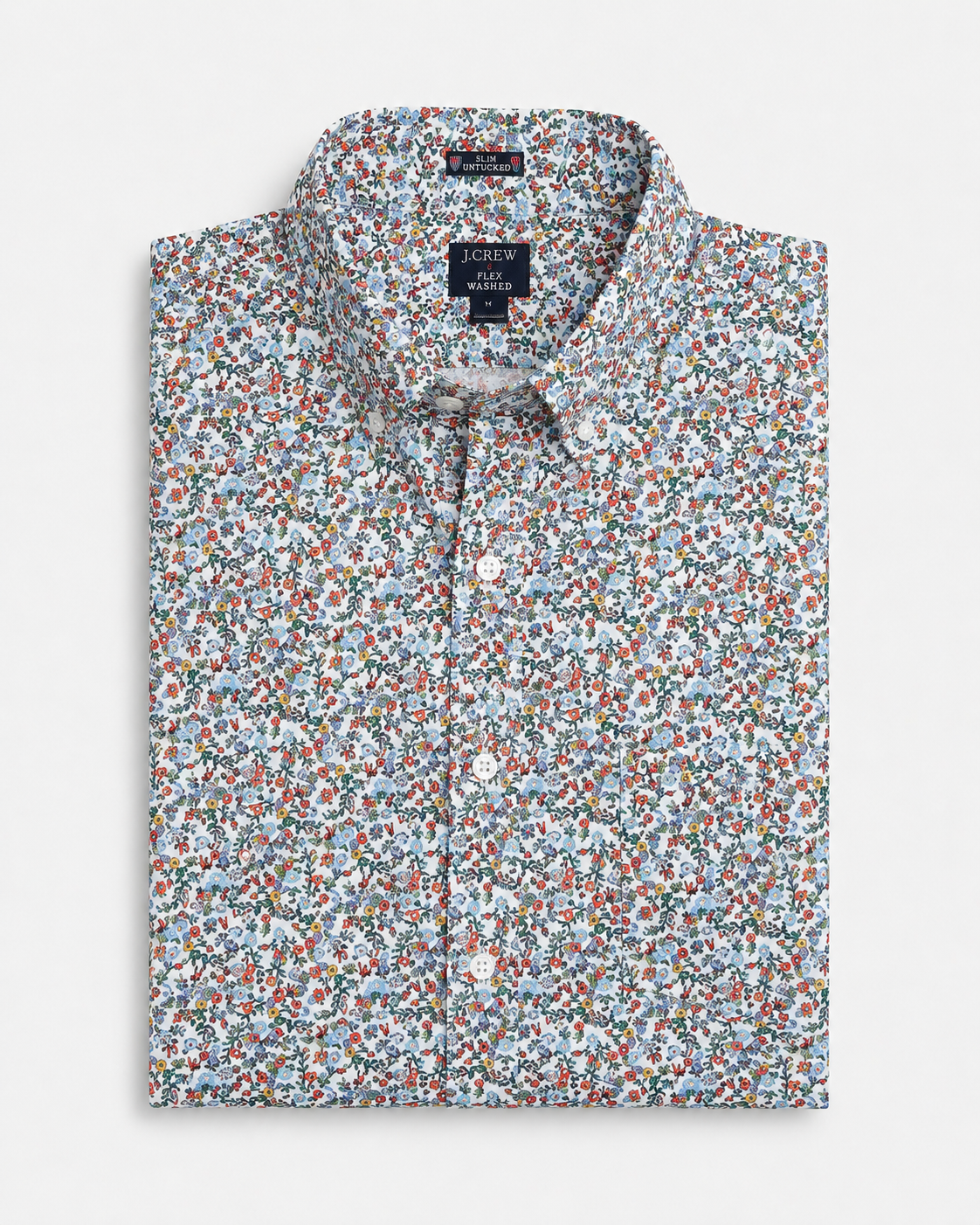 CAMISA ESTAMPADA SLIM UNTUCKED PARA HOMBRE | J.CREW | TALLA L