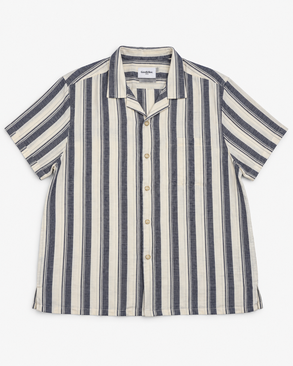 CAMISA DE RAYAS PARA HOMBRE | GOODFELLOW & CO | TALLA XL