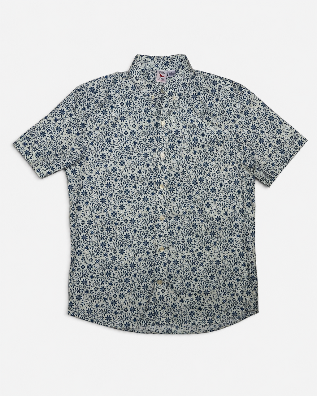 CAMISA MANGA CORTA DE HOMBRE CON ESTAMPADO FLORAL | KEN  | TALLA M