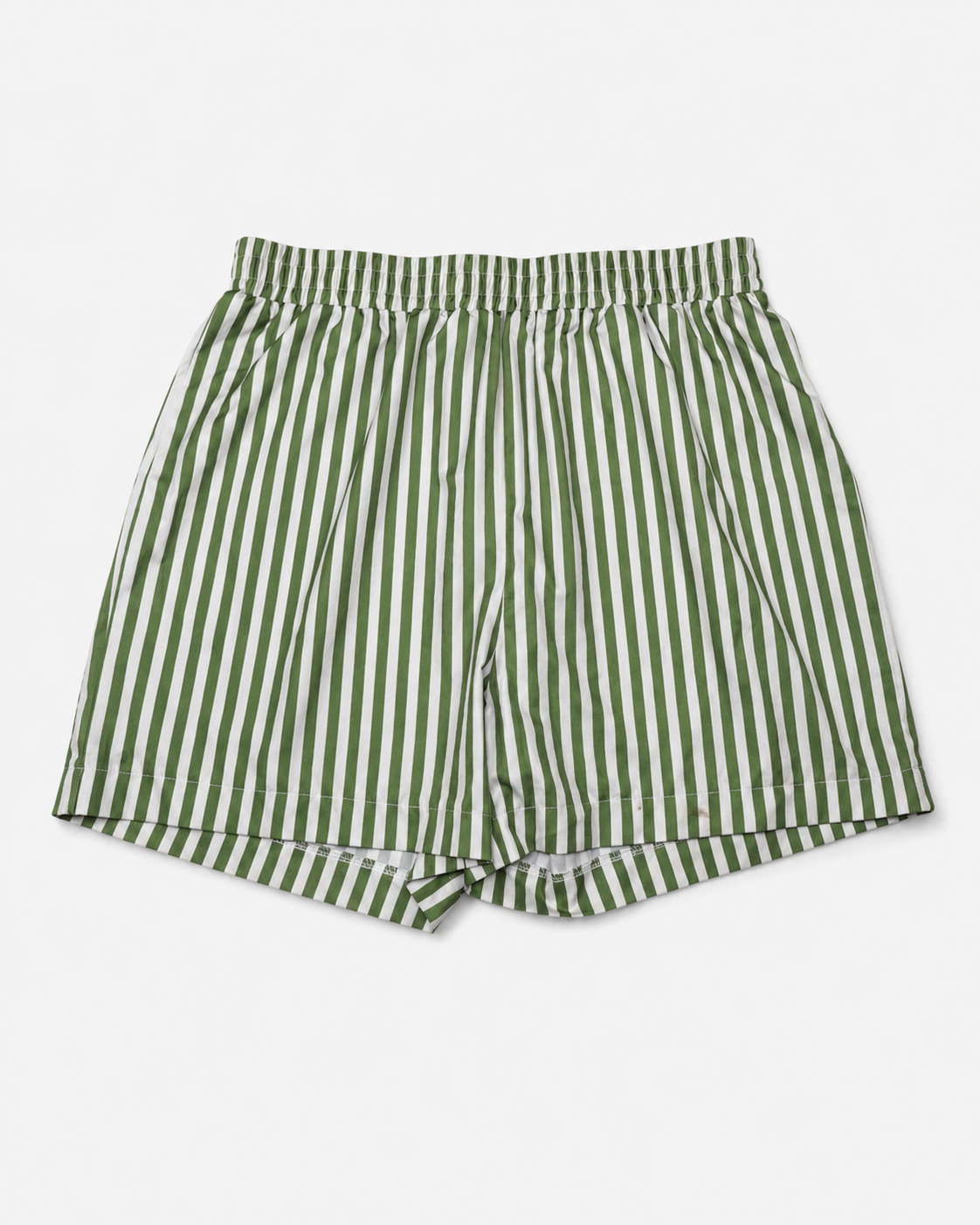 SHORT DE RAYAS VERDE Y BLANCO | TALLA XL (12)