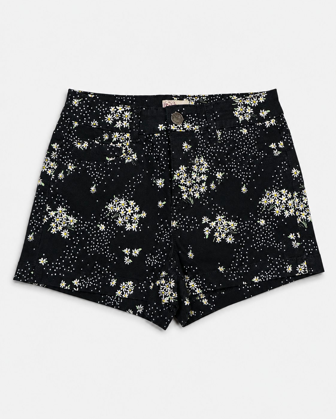 SHORTS CON ESTAMPADO DE MARGARITAS PARA ADOLESCENTES | SO | TALLA 9 (JUNIOR)