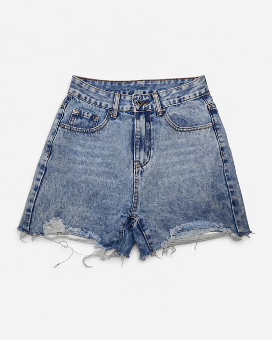 SHORT JEAN DE TIRO ALTO | TALLA XS