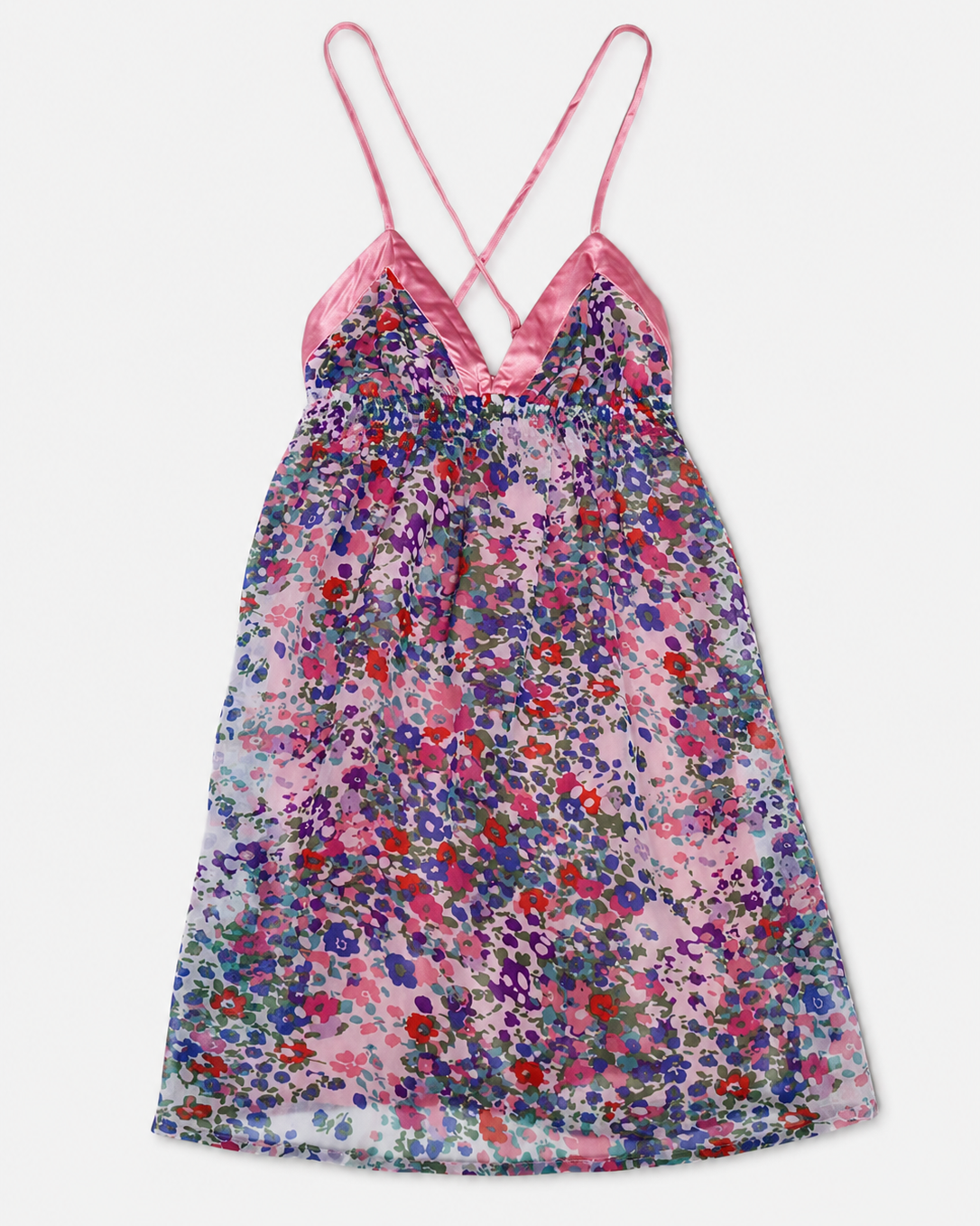 VESTIDO DE TIRANTES CON ESTAMPADO FLORAL | FOREVER 21 | TALLA S