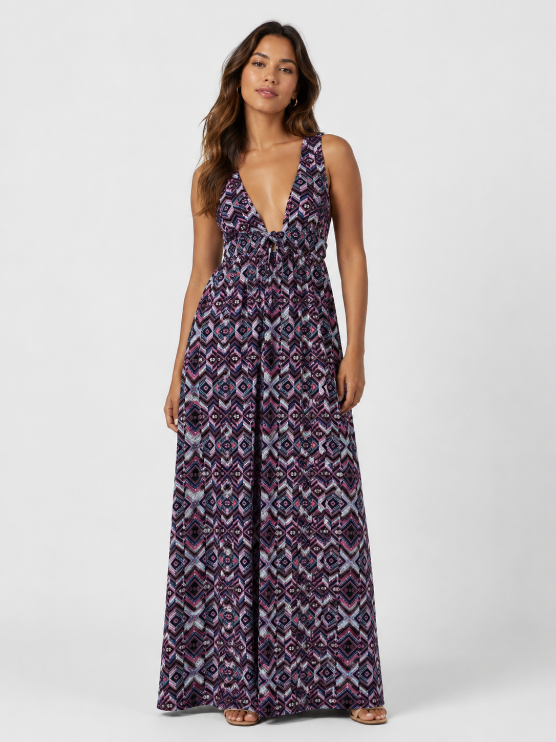 VESTIDO LARGO ESTAMPADO | FOREVER 21 | TALLA S/M