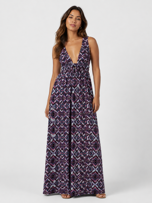 VESTIDO LARGO ESTAMPADO | FOREVER 21 | TALLA S/M