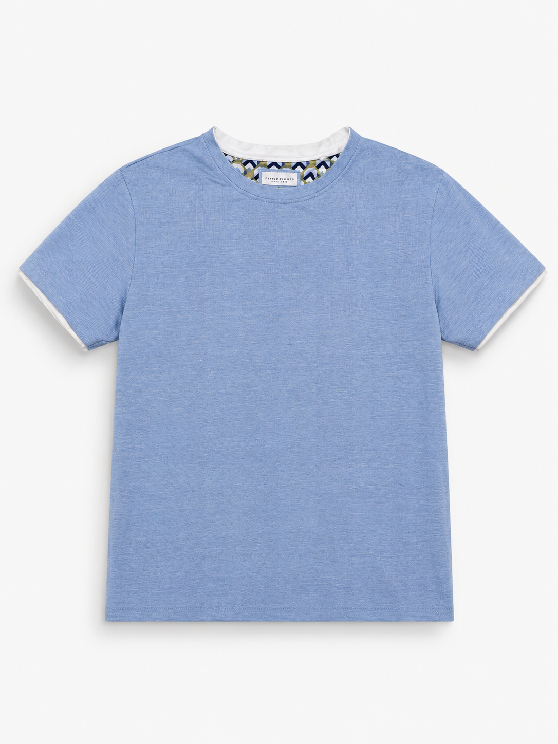 T-SHIRT AZUL CLARO PARA NIÑOS | DENIM & FLOWER | TALLA 11/12