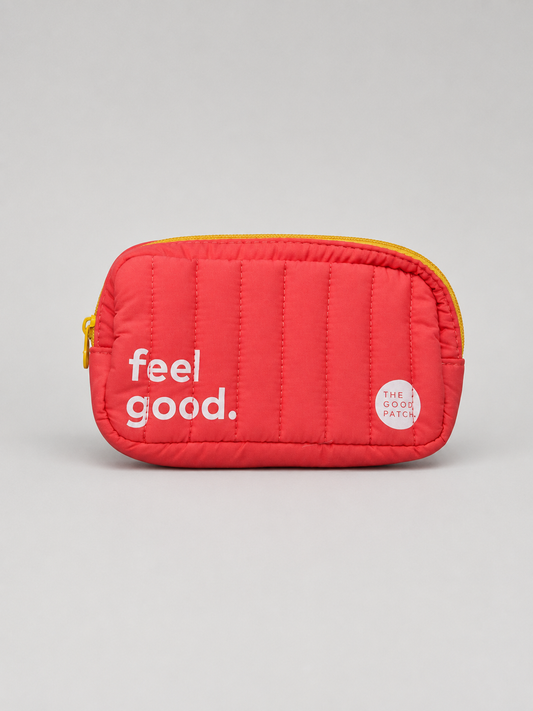 ESTUCHE ACOLCHADO ROJO CORAL | THE GOOD PATCH