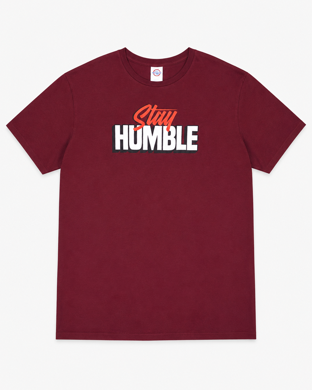 T-SHIRT DE HOMBRE CON ESTAMPADO STAY HUMBLE | DELTA PRO WEIGHT | TALLA 2XL