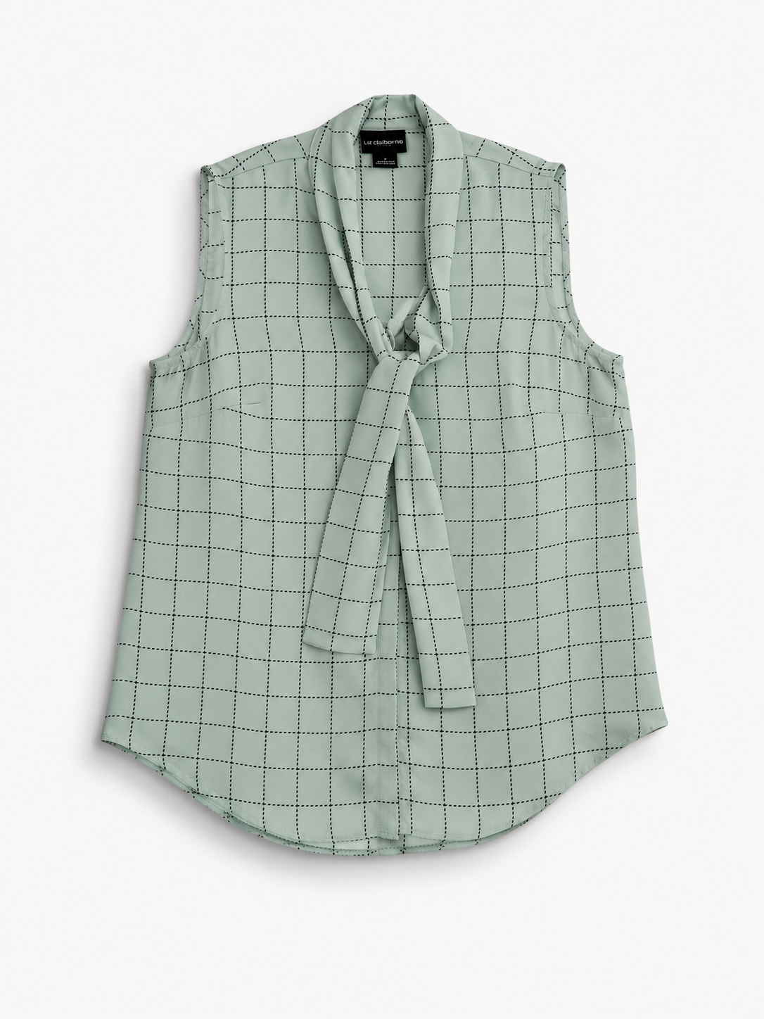 BLUSA SIN MANGAS CON LAZO | LIZ CLAIBORNE | TALLA S