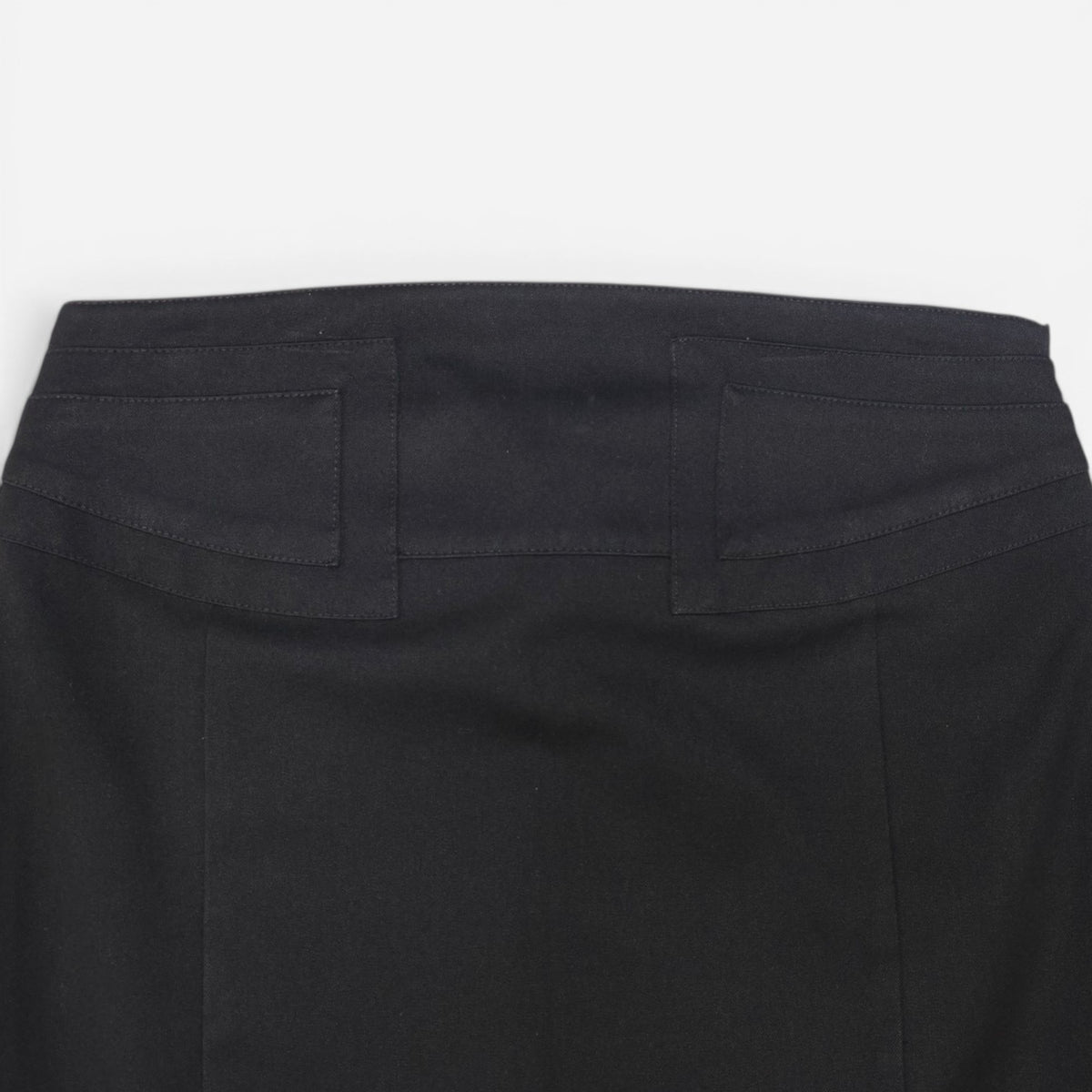 Falda negra tipo lápiz con hebilla para mujer Express talla 4 (S), foto 4