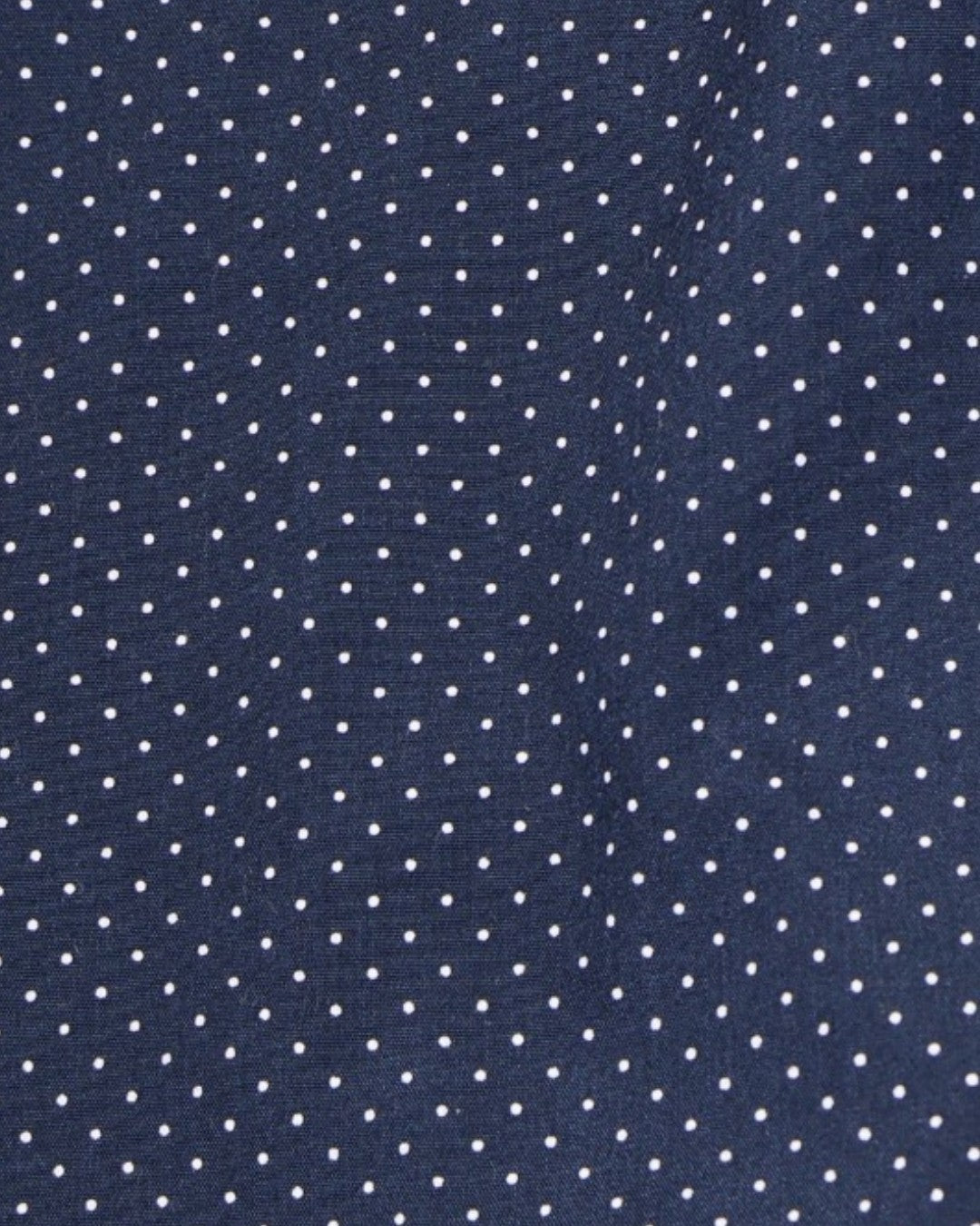 Camisa azul marino de lunares para hombre H&M talla S, foto 2