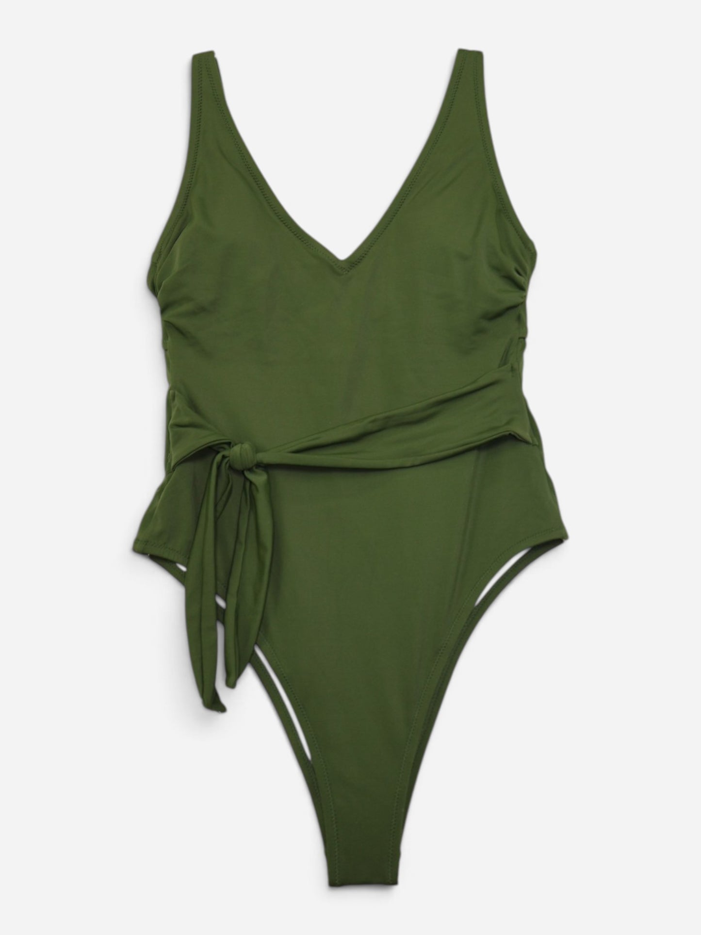 TRAJE DE BAÑO ENTERO VERDE OLIVA PARA MUJER | SHADE & SHORE | TALLA S