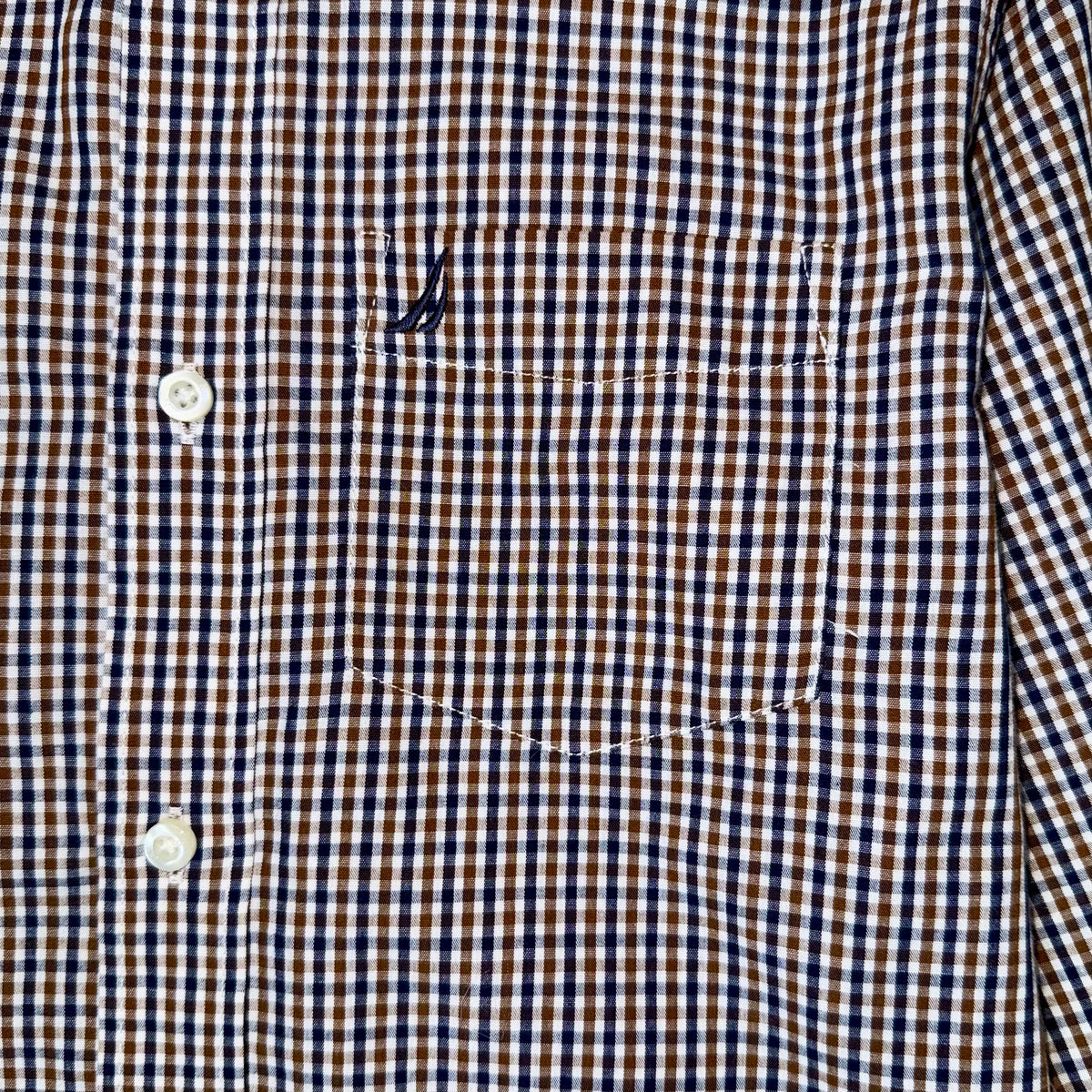 Camisa de cuadros de mangas largas para niño, marca Nautica, talla 10, foto 4