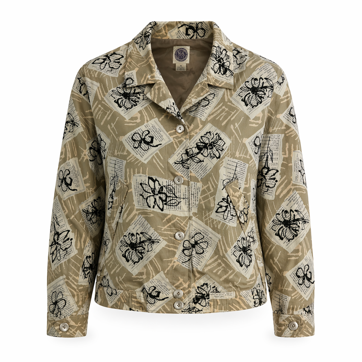 CHAQUETA 90s VINTAGE EN SEDA | SAKS FIFTH AVENUE | TALLA M