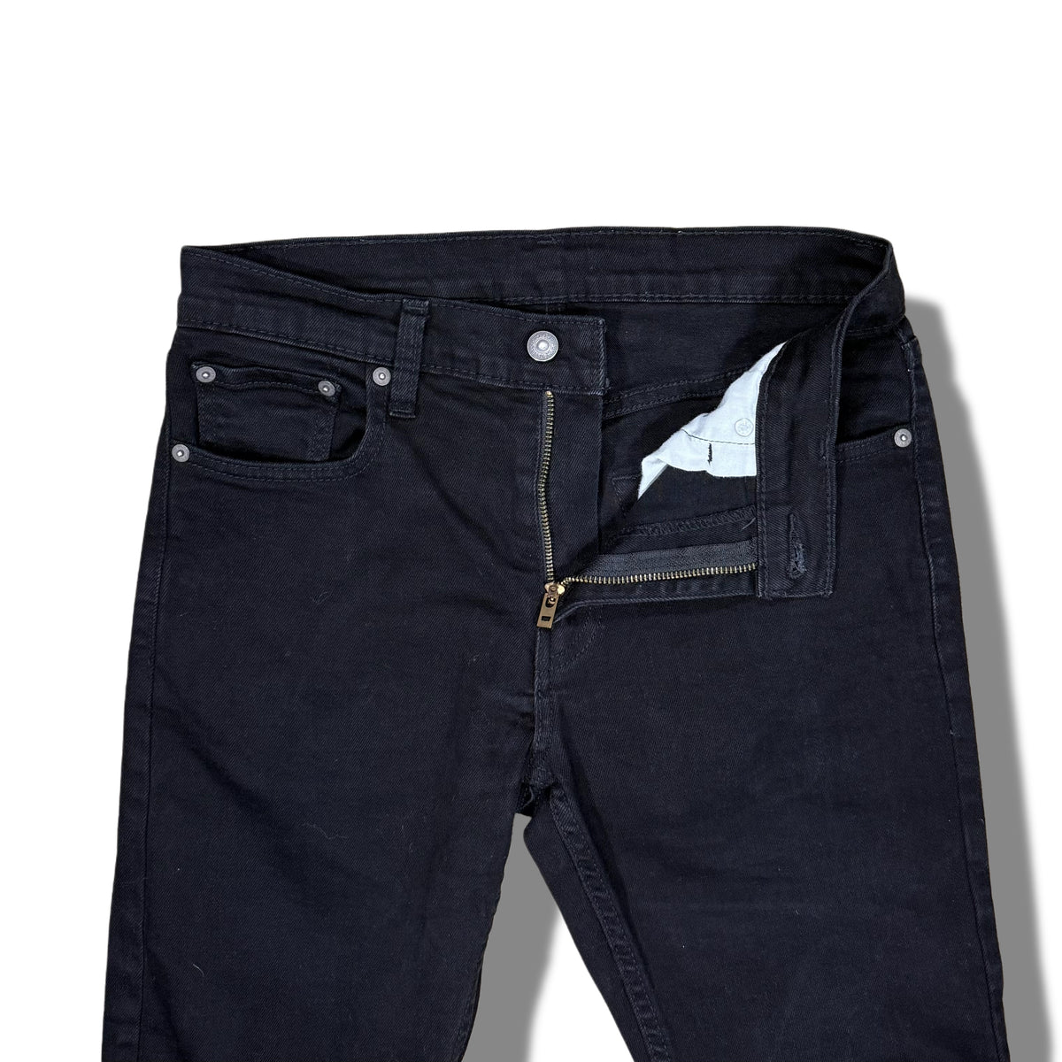 Jeans negros Levi's 512, talla 30X30, foto 5