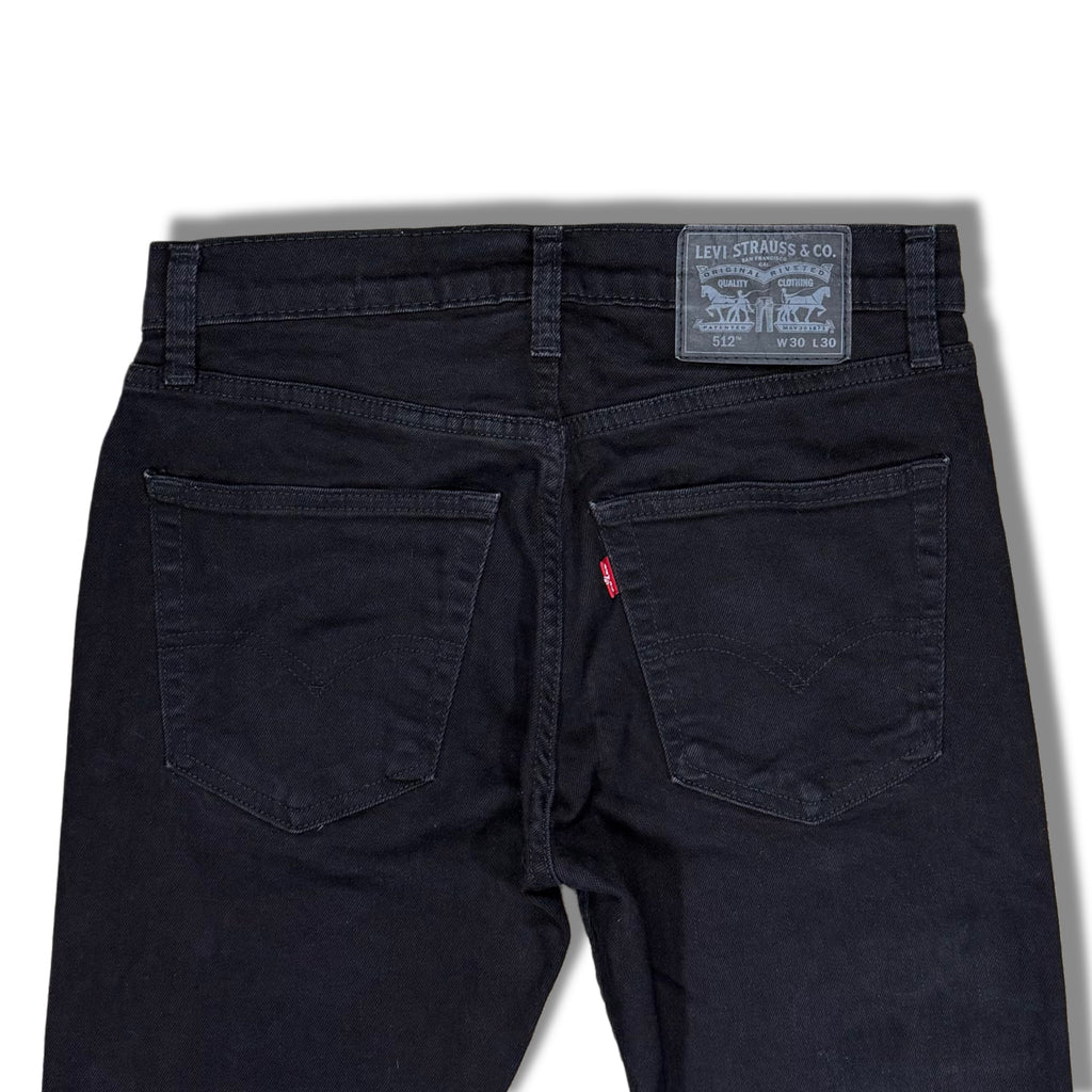 Jeans negros Levi's 512, talla 30X30, foto 6