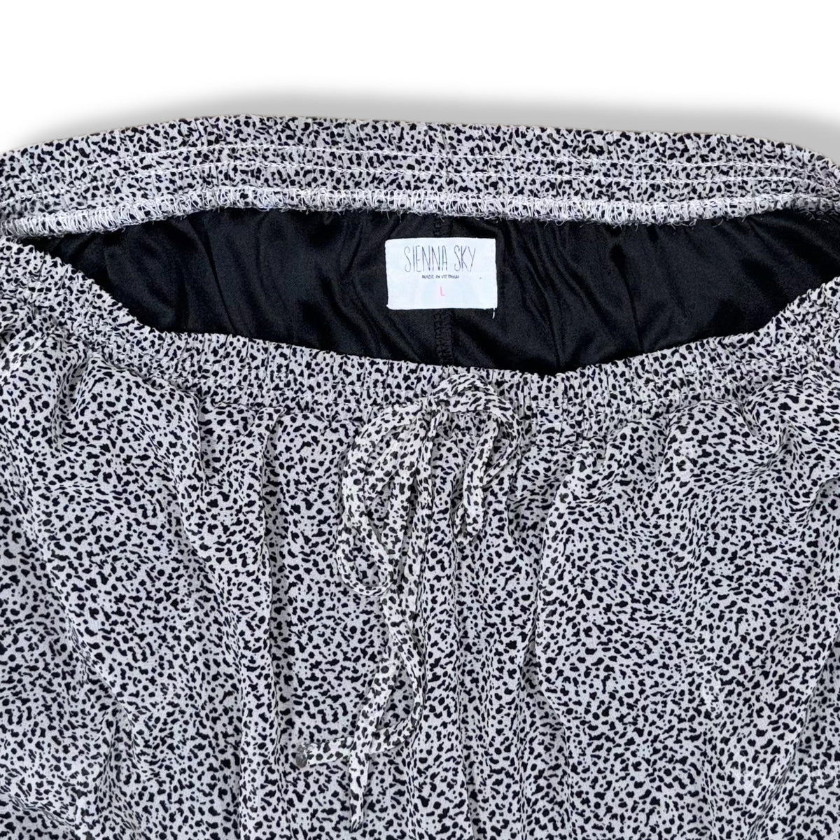 Falda corta estampada con volantes para mujer Sienna Sky talla L, foto 3