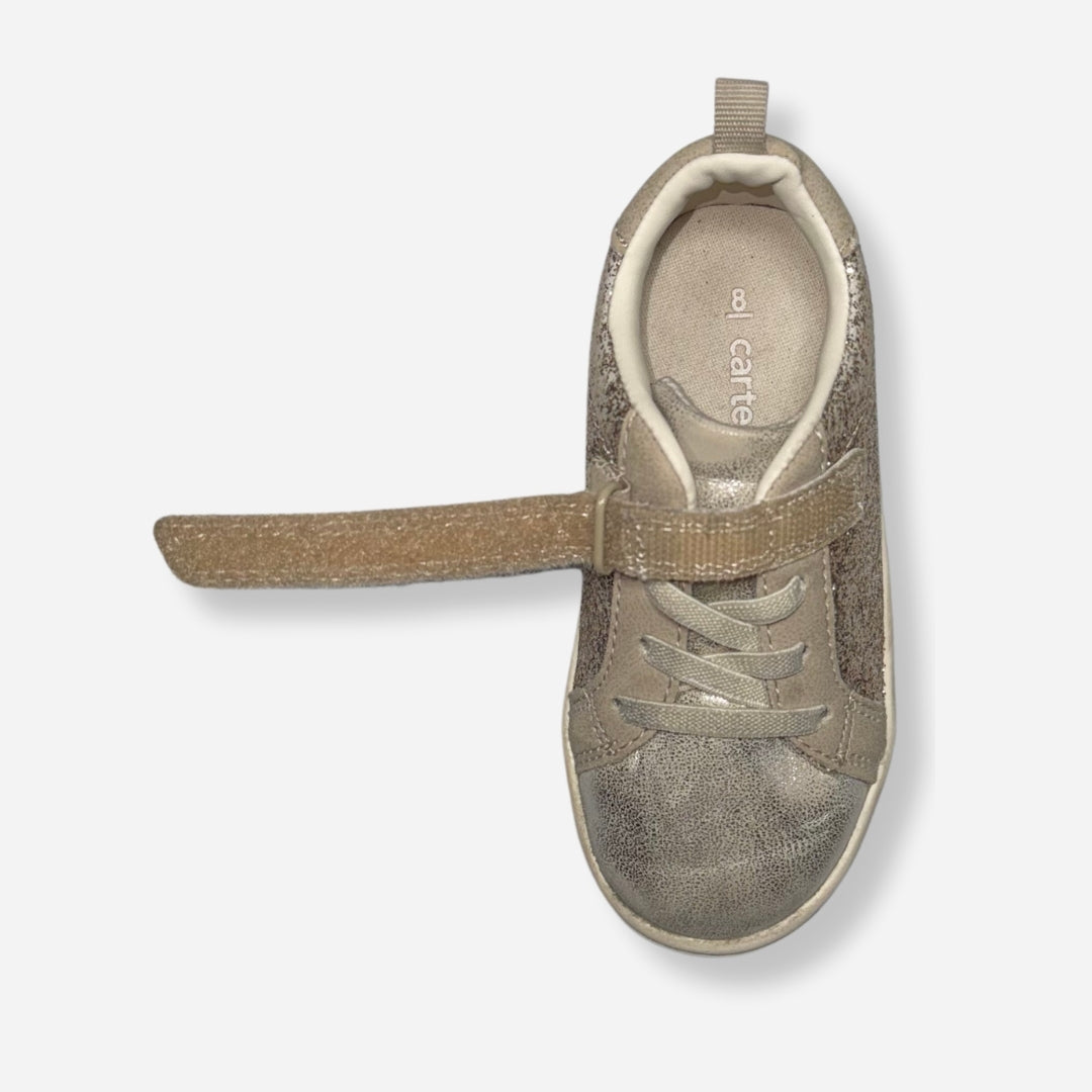 Tenis dorados para niña Carter's talla 8, foto 6
