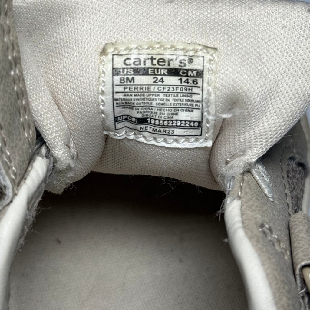 Tenis dorados para niña Carter's talla 8, foto 8