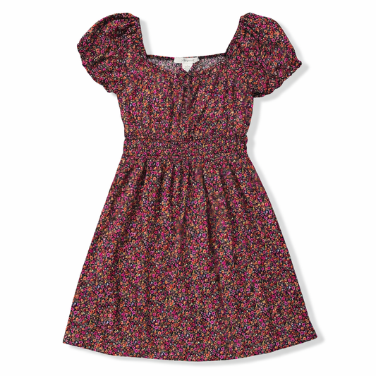 VESTIDO CON ESTAMPADO DE FLORES | PASSPORT | TALLA L