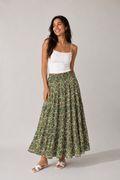 FALDA MAXI CON ESTAMPADO FLORAL | ZARA | TALLA XS/S