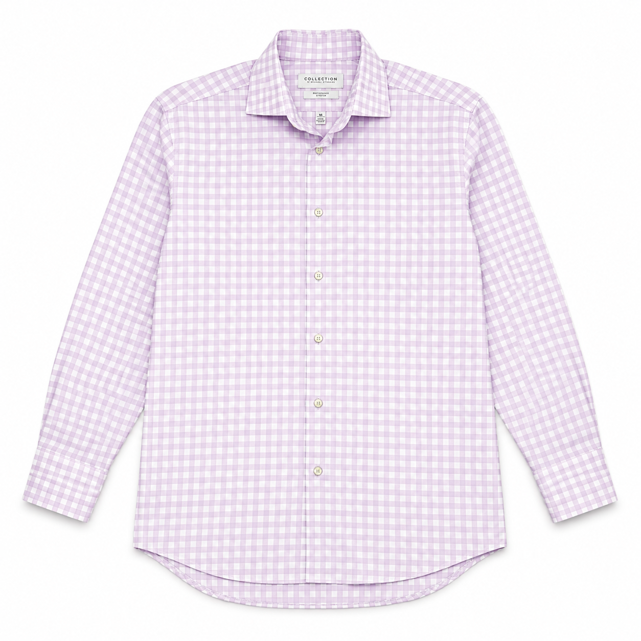 CAMISA MANGA LARGA DE CUADROS REGULAR FIT  | COLLECTION BY MICHAEL STRAHAN | TALLA 16 1/2 (L)