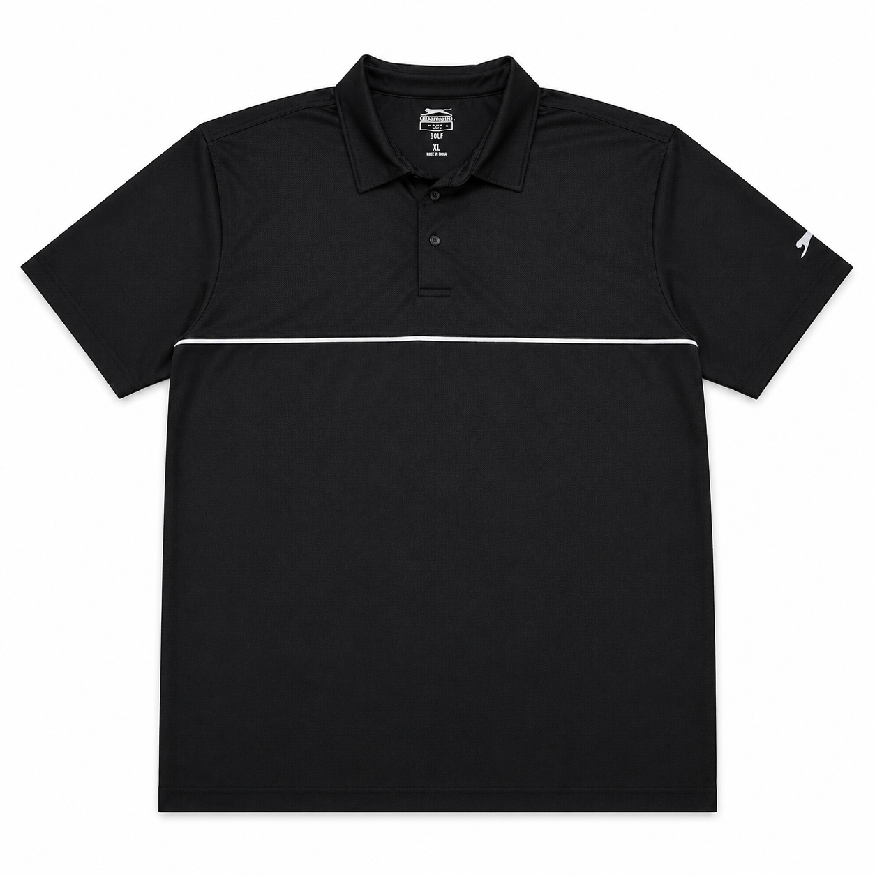 POLO DEPORTIVO NEGRO | SLAZENGER GOLF | TALLA XL