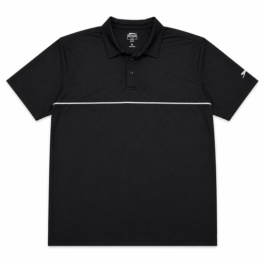 POLO DEPORTIVO NEGRO | SLAZENGER GOLF | TALLA XL
