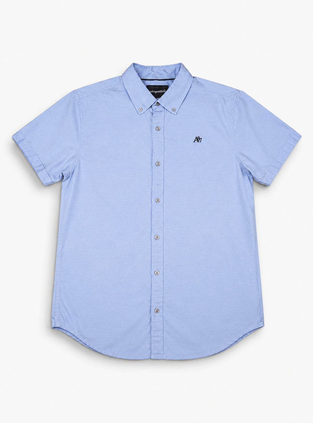 CAMISA MANGA CORTA AZUL CLARO | AÉROPOSTALE | TALLA L