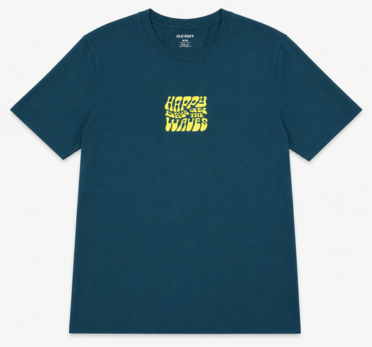 T-SHIRT VERDE CON GRÁFICO DE SURF | OLD NAVY | TALLA XL