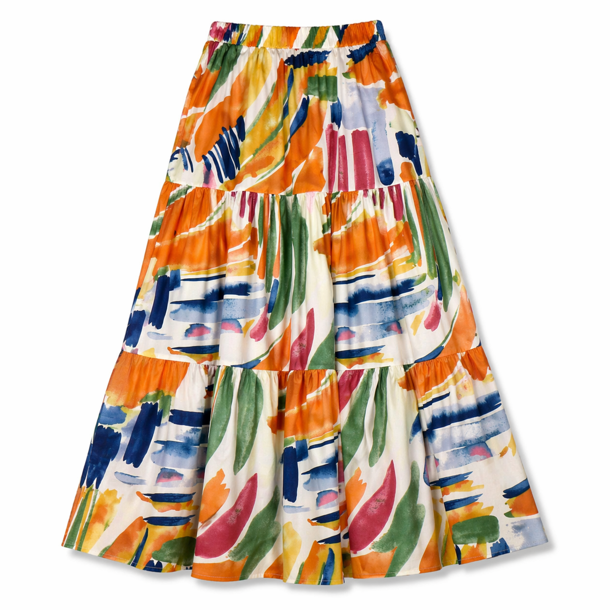 FALDA CON ESTAMPADO MULTICOLOR | SHEIN | TALLA XS