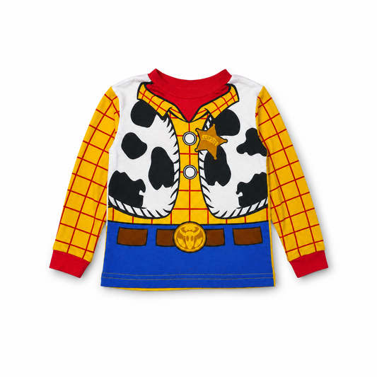 TOP DE PIJAMA MANGA LARGA DE TOY STORY | DISNEY PIXAR | TALLA 2T