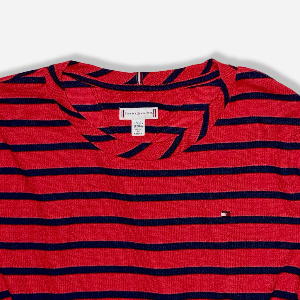 Vestido de rayas rojas Tommy Hilfiger, talla L, foto 5